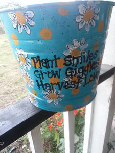 Plant smiles bucket